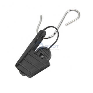 Messenger cable retractor Fiber Optic Cable Clamps